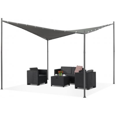 Garden Point Mallorca 3,5 x 3,5 m antracit GAP561 – Zboží Dáma