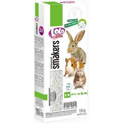 Lolo Smakers Přírodní vápenná tyčinka pro hlodavce a králíky 135 g – Hledejceny.cz