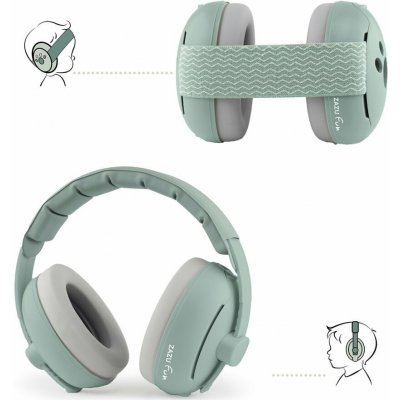 Zazu Earmuffs 2v1 zelené – Zbozi.Blesk.cz