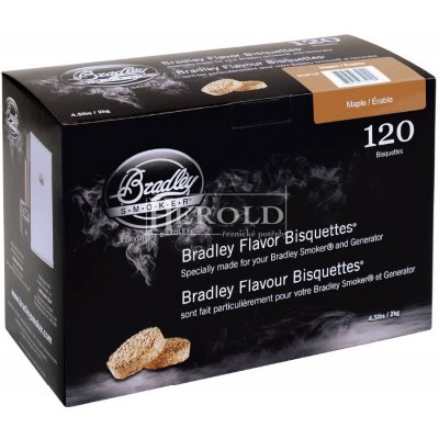 BRADLEY SMOKER Javor udící brikety 120 ks