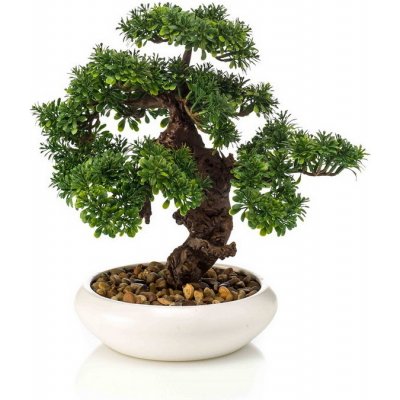 Umělý Bonsai Ficus v misce, 37cm – Zboží Mobilmania