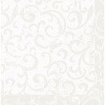 Duni lin Ubrousek WOW Saphira bílý 45ks bílé s ornamentem 40x40cm – Sleviste.cz