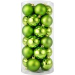 DECOLED Plastové koule sada 24 ks. prům. 8 cm zelené 12 x lesklá 12 x matná – Hledejceny.cz