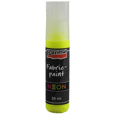 Pentart neonové barvy na textil 20 ml Neon Yellow