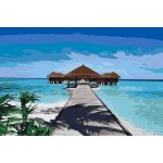 Vymalujsisam Malování podle čísel Odpočinek u moře – Zboží Dáma