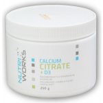 NutriWorks Calcium Citrate + D3 250 g – Hledejceny.cz