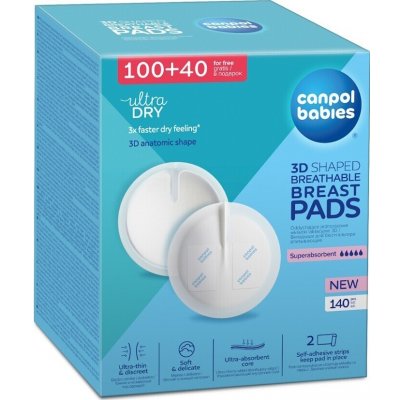 Canpol Babies Tvarované prodyšné 3D vložky do podprsenky 140 ks – Zboží Dáma