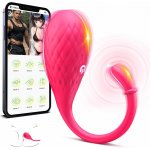 SuperLove Vibrating Wearable Bullet with App Pink – Zboží Dáma