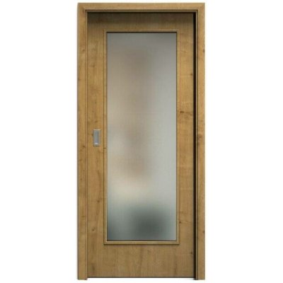Sapeli Elegant Komfort M40 posuvné dub sukatý 90 x 210 cm Satináto bílé – Hledejceny.cz