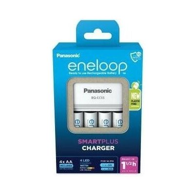 Panasonic Eneloop Smart + 4x AA 2000mAh K-KJ55MCD40E – Zboží Živě