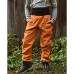 Jožánek Dětské softshellové kalhoty s regulací pasu oranžové – Zboží Mobilmania