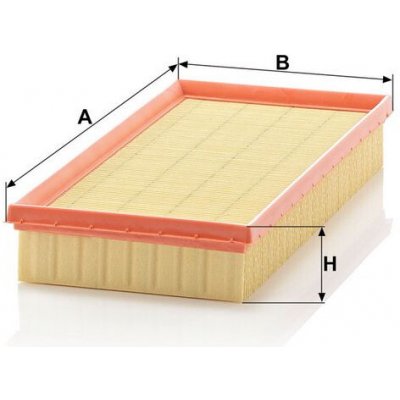 MANN-FILTER Vzduchový filtr MANN C3284/2 (MF C3284/2) – Hledejceny.cz