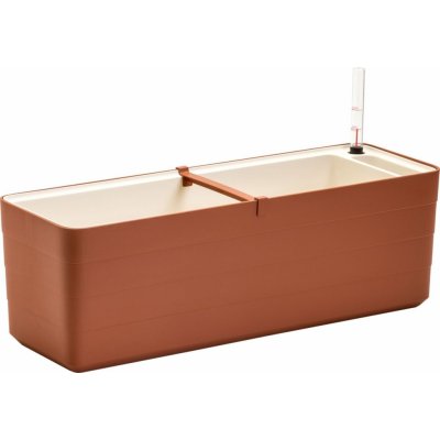 Plastia 1909748003 samozavlažovací truhlík Berberis 80 terakota + slonová kost – Zboží Dáma