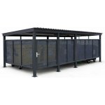 HTI Přístřešek Sia černá komaxit RAL 9005 – Zboží Dáma