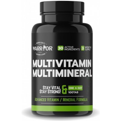 Na Maximum Warrior Multivitamin Multiminerál tablety Warrior 100 tabliet – Zbozi.Blesk.cz