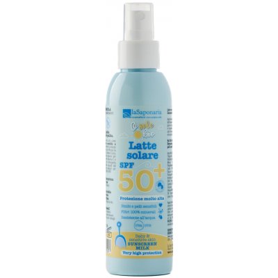 laSaponaria opalovací mléko pro děti a citlivou pokožku SPF50+ BIO 125 ml – Zboží Dáma