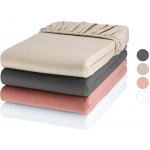 Livarno Home Žerzejové napínací prostěradlo 140-160x200 tmavě šedá – Zboží Dáma