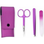Diva & Nice Cosmetics Cestovní manikúrová souprava fialová – Zboží Dáma