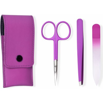 Diva & Nice Cosmetics Cestovní manikúrová souprava fialová – Zboží Dáma