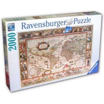 Ravensburger Mapa světa 2000 dílků