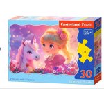 Castorland Princezna s jednorožcem Princess with Unicorn 30 dílků – Sleviste.cz