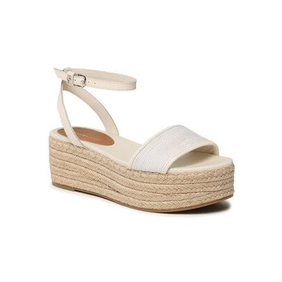 Tommy Hilfiger Espadrilky Th Woven Platform Sandal FW0FW07345 Béžová – Zbozi.Blesk.cz