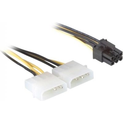 Delock2x Molex > 6-pin PCI Express - 82315 – Zbozi.Blesk.cz