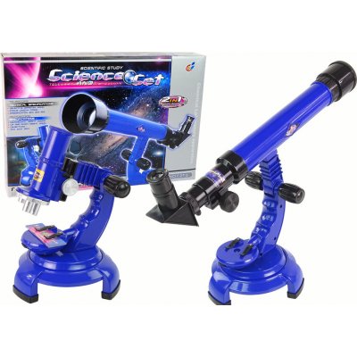 Lean Toys Mikroskop a teleskop pro průzkumníky 2v1 C1136-uniw – Hledejceny.cz