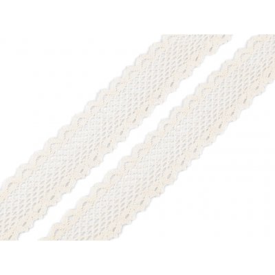 Bavlněná krajka / vsadka paličkovaná šíře 34 mm, střední, 6 režná světlá – Hledejceny.cz