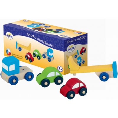 Detoa Truck s autíčky 13966 – Zboží Mobilmania