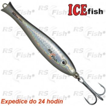 Ice Fish Pilker 3D stříbrný 300g