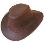 Westernový klobouk Scippis Bushman kožený hnědý – Hledejceny.cz