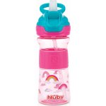 Nuby Láhev sportovní s měkkým sklápěcím brčkem 360 ml – Zboží Mobilmania