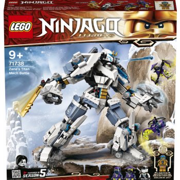 LEGO® NINJAGO® 71738 Zane a bitva s titánskými roboty