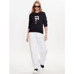 Karl Lagerfeld mikina IKONIK KARL sweatshirt černá – Zboží Mobilmania