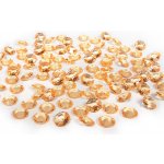 Krystaly diamantové ZLATÉ 12 mm 100 kusů – Zboží Dáma