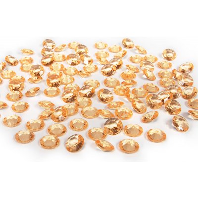 Krystaly diamantové ZLATÉ 12 mm 100 kusů – Zboží Dáma