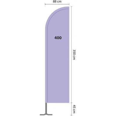 Beach vlajka BEACH FLAG 400 – Hledejceny.cz