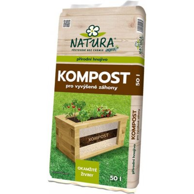NATURA Kompost pro vyvýšené záhony 5 x 50 l – Hledejceny.cz
