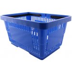 Plastový košík se 2 držadly 300*440*230 mm modrý – Hledejceny.cz