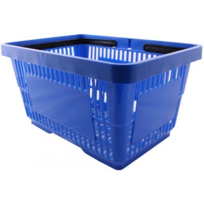Plastový košík se 2 držadly 300*440*230 mm modrý – Hledejceny.cz