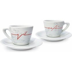 Vítcafé sada šálků cappuccino 6 x 120 ml hrnek a šálek - Nejlepší Ceny.cz