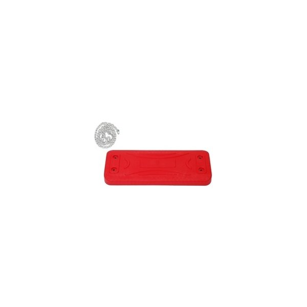 Doplňek k hrací sestavě Houpačka sedák aluminium červená s řetězem