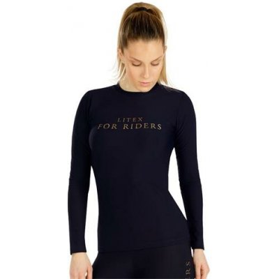 Litex Triko dámské tm. modré s nápisem – Zboží Dáma