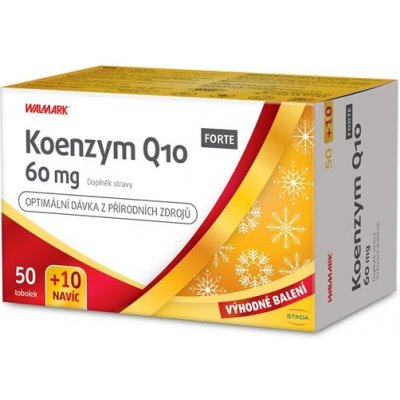 Walmark Koenzym Q10 FORTE 60 mg 50+10 tablet Promo 2021