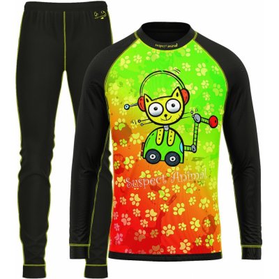 Suspect Animal set dětského funkčního prádla ROBOPES černá Bamboo Light – Sleviste.cz