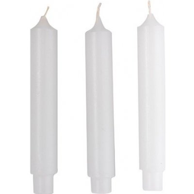 Svíčky do lampionu bílé