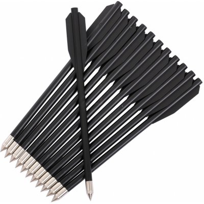Black Flash Archery plast ALU černý 6,5″ 12 ks – Zboží Dáma