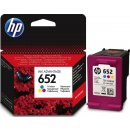 HP 652 originální inkoustová kazeta tříbarevná F6V24AE