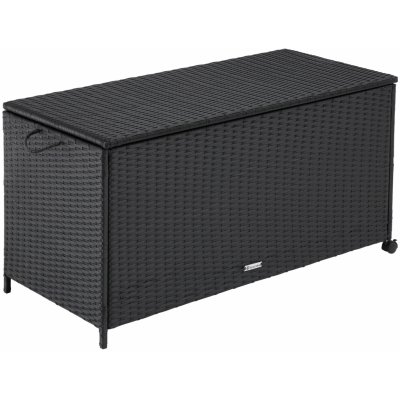 Tectake 404554 297 l 117x54x64cm černá – Zboží Mobilmania